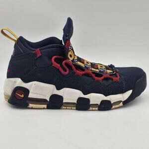 Nike Mens Air More Money AR5396-400 Blue Basketball Shoes Sneakers Size 9.5